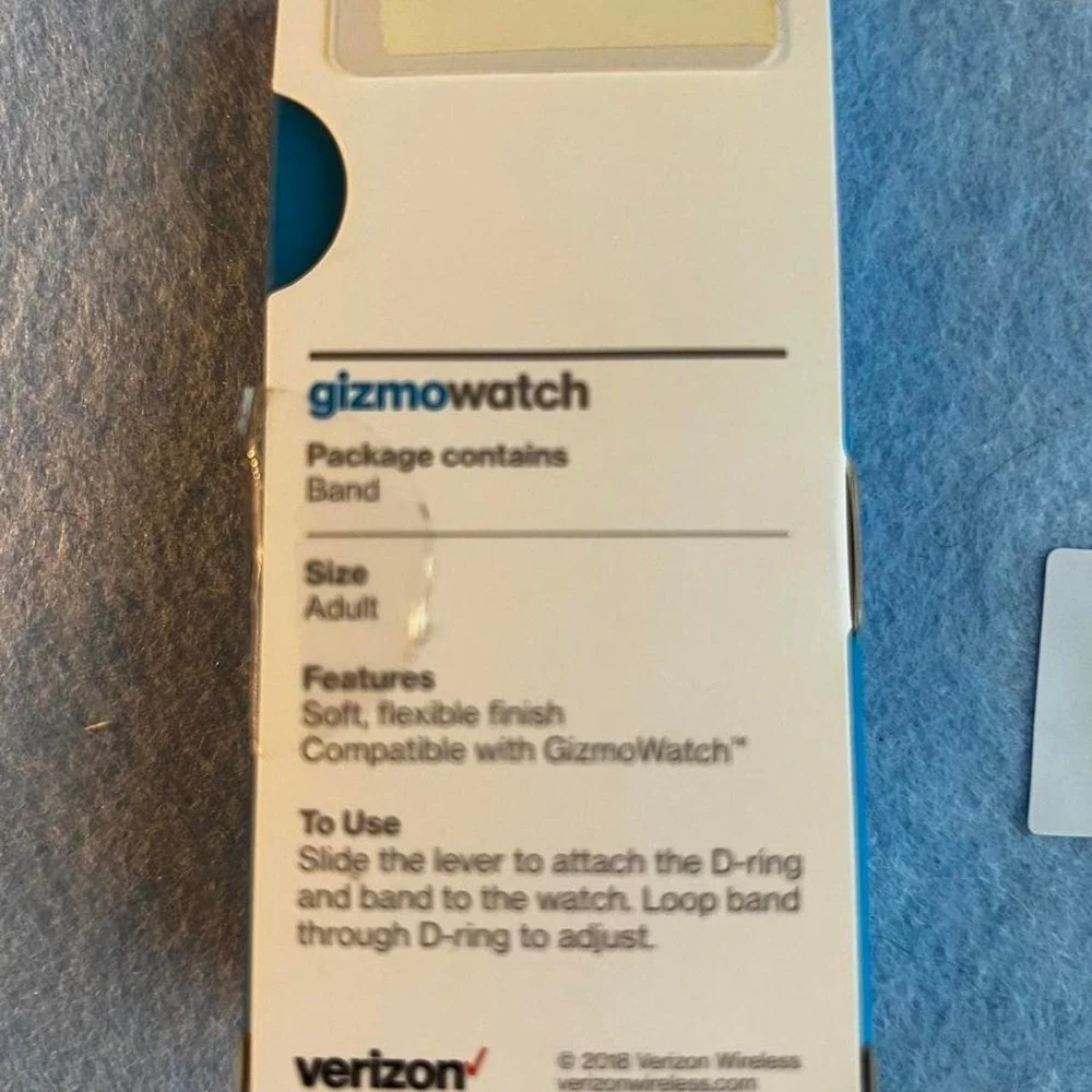 Gizmo Watch Band Blue New Never Opened Perfect Condition